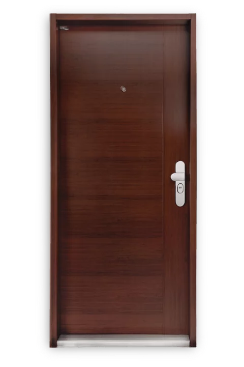 Bezpečnostné dvere elegant / mahagón - F5/C