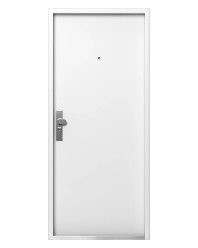 Bezpečnostné dvere Securido hladké, biela