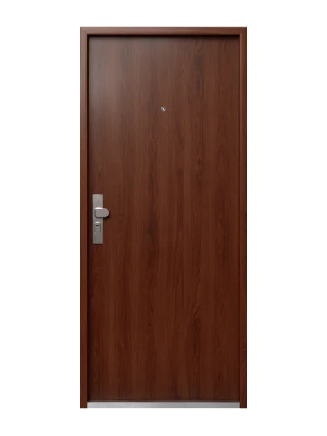 Bezpečnostné dvere Securido hladké, orech