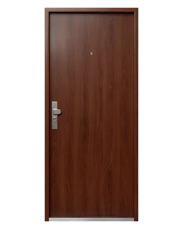 Bezpečnostné dvere Securido hladké, orech