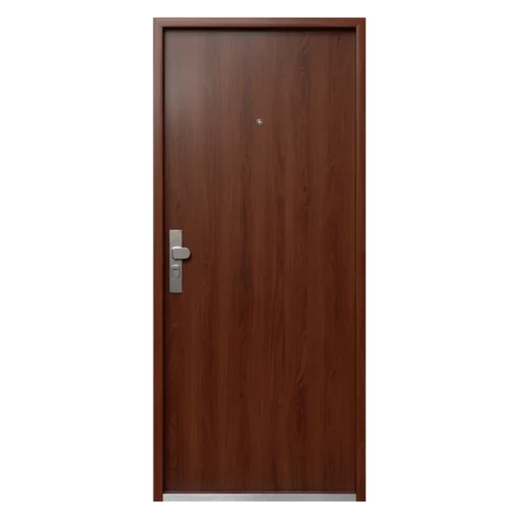 Bezpečnostné dvere Securido hladké, orech