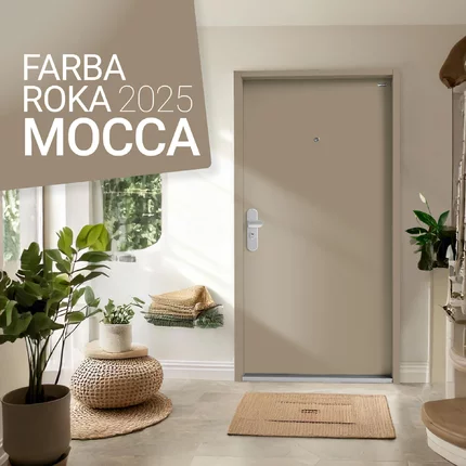 Bezpečnostné dvere SECURIDO v novej štýlovej farbe „MOCCA“