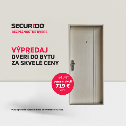 Výpredaj bezpečnostných dverí